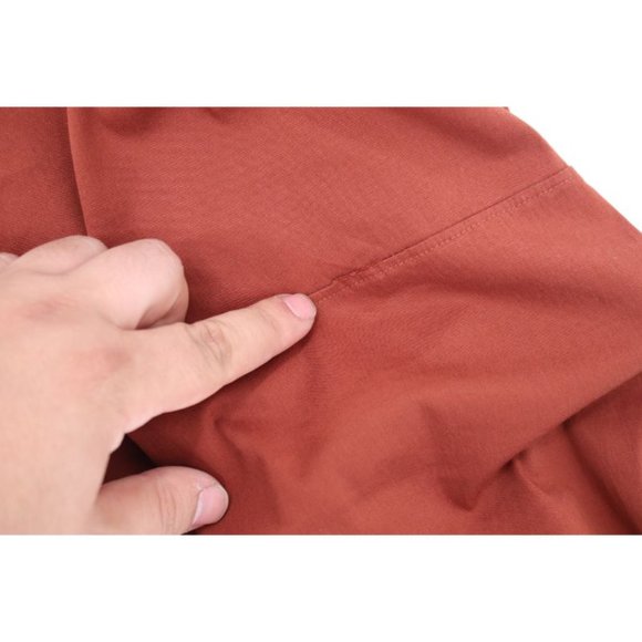 LULULEMON Pants Mens 31 ABC Commission Slim warpstreme terracotta Mid Rise Chino - Picture 11 of 11